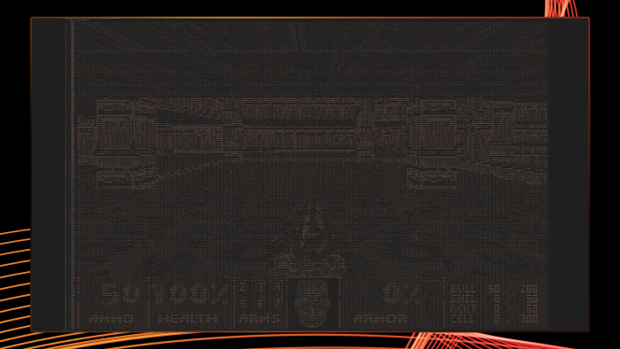 Das Ergebnis ist bei genauem Hinsehen klar als Level von Doom zu erkennen. (Bild: Screenshot/Michigan TypeScript)